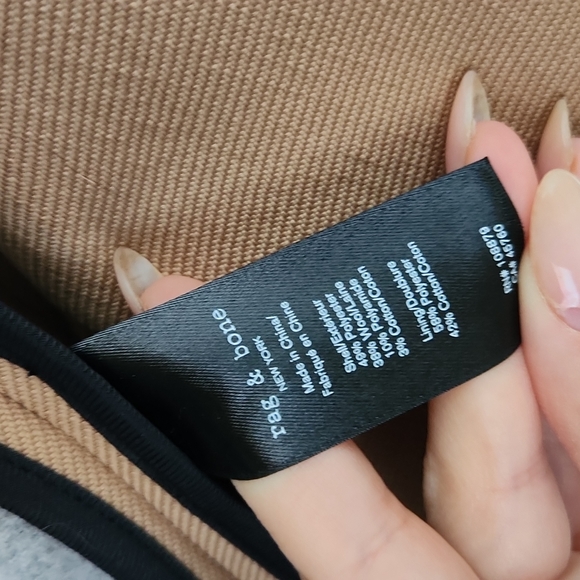 NWT Wool Blend Rag & Bone Camel Trenchcoat - Picture 12 of 12